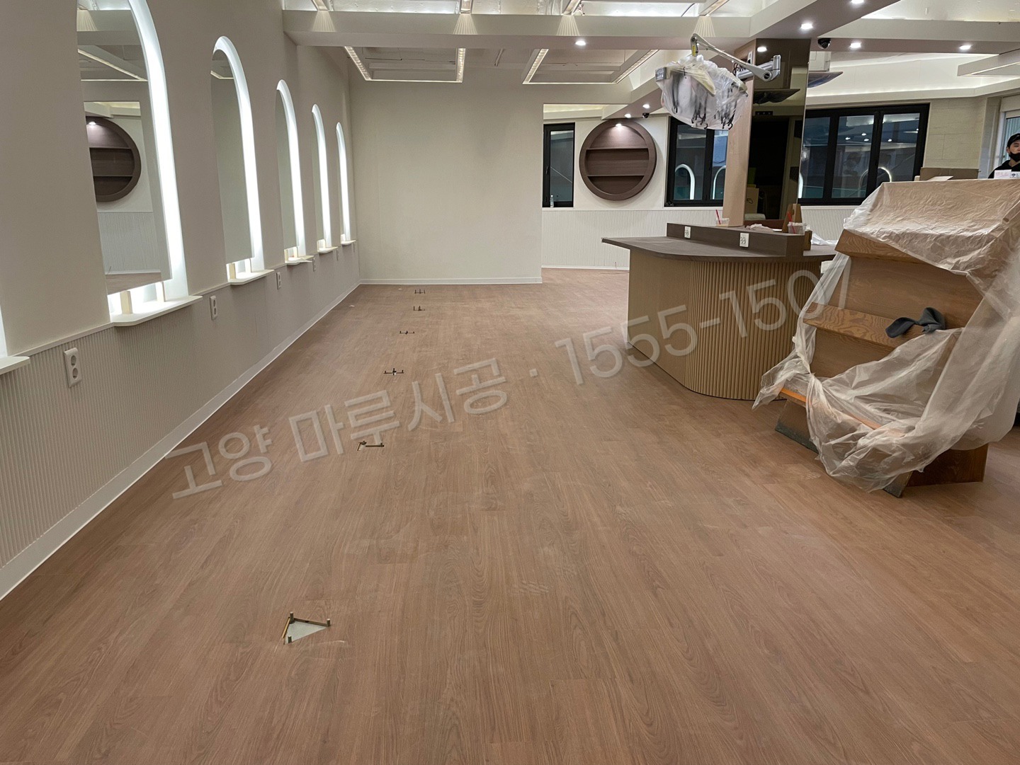 고양 덕양구 관산동 강마루 동화 나투스진 테라 아몬드 바닥공사 마루시공업체 시공 후