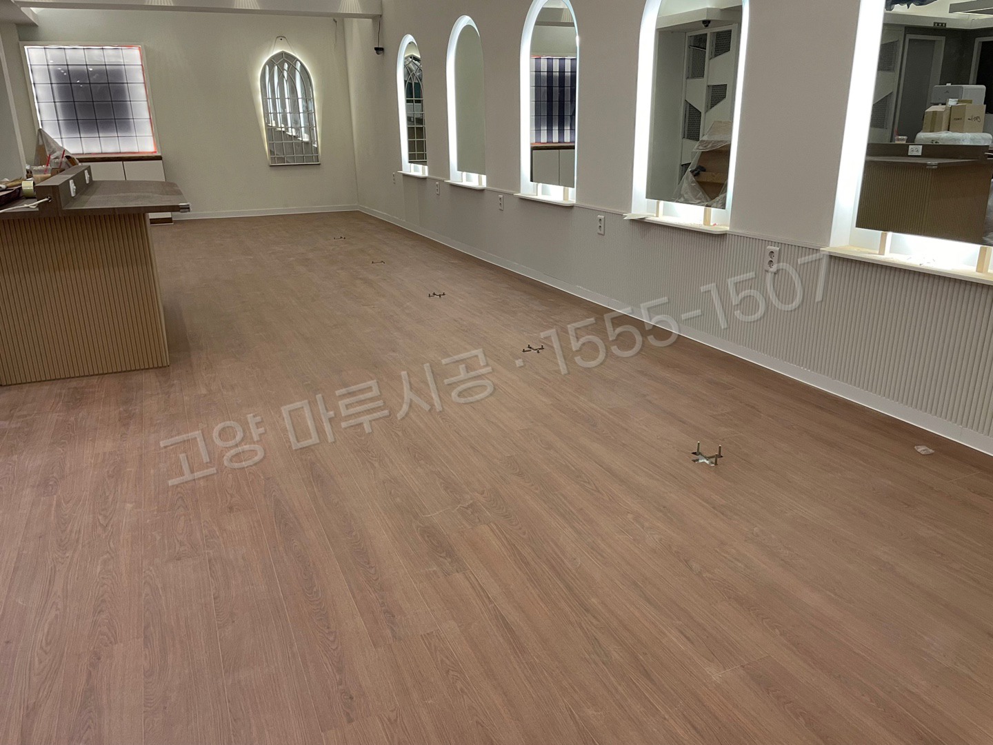 고양 덕양구 관산동 강마루 동화 나투스진 테라 아몬드 바닥공사 마루시공업체 시공 후