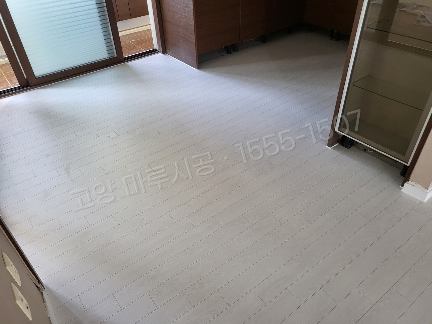 고양 덕양구 덕은동 강마루 동화 나투스진 어반화이트 바닥공사 마루시공업체 시공 후