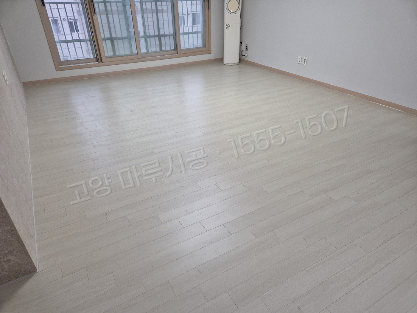 고양 덕양구 강매동 강마루 디앤메종 식스팩3.5 쉐넌화이트 바닥공사 마루시공업체 시공 후